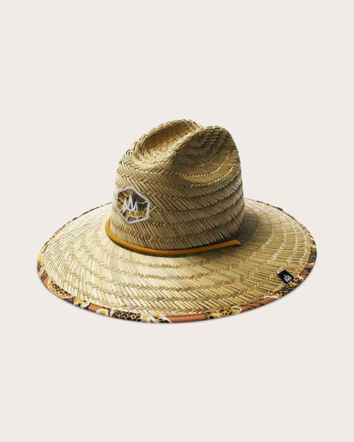 Hemlock Pounce Big Kids Straw Lifeguard Hat In Cheetahs