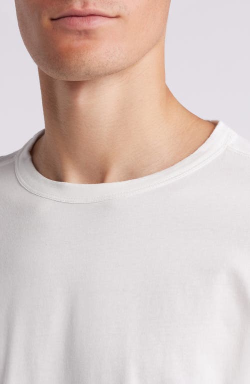 Merz B Schwanen Short-sleeve Crew-neck T-shirt In White