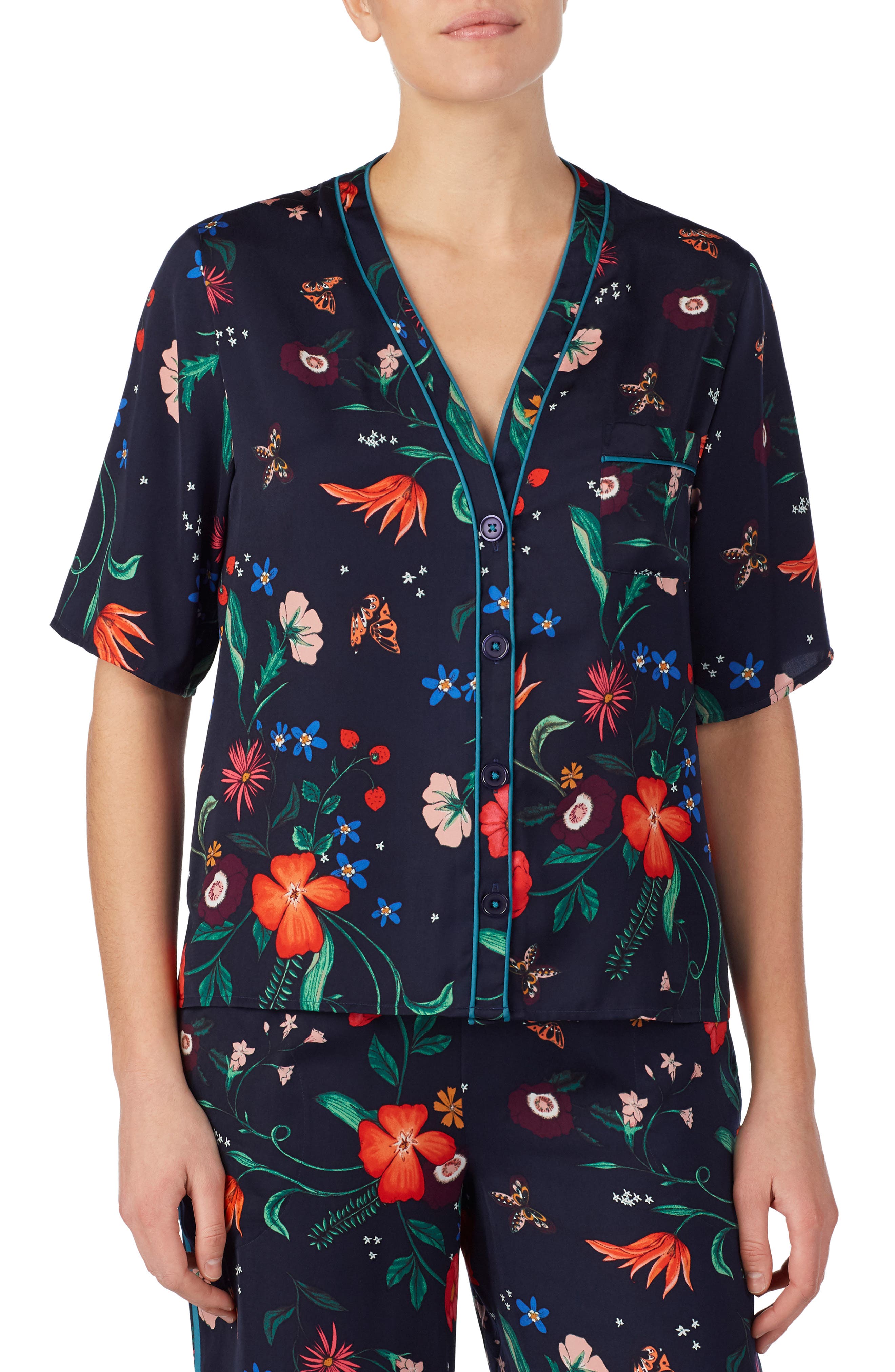 Room Service Pajama Top, Blue (Nordstrom Exclusive)