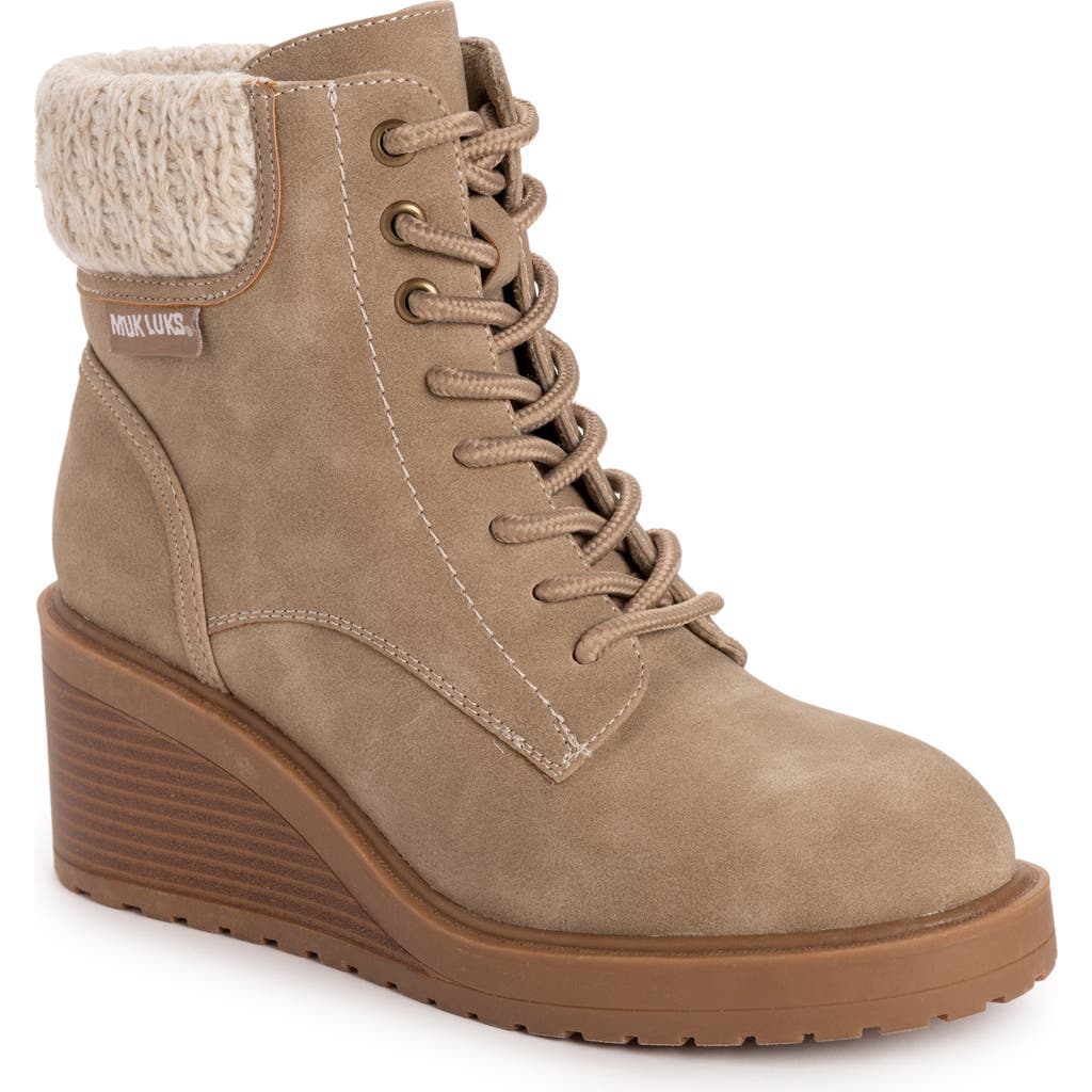 Muk Luks Sky Solange Boot In Taupe