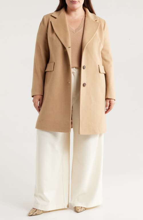 Fleurette Charlie Wool Coat In Camel