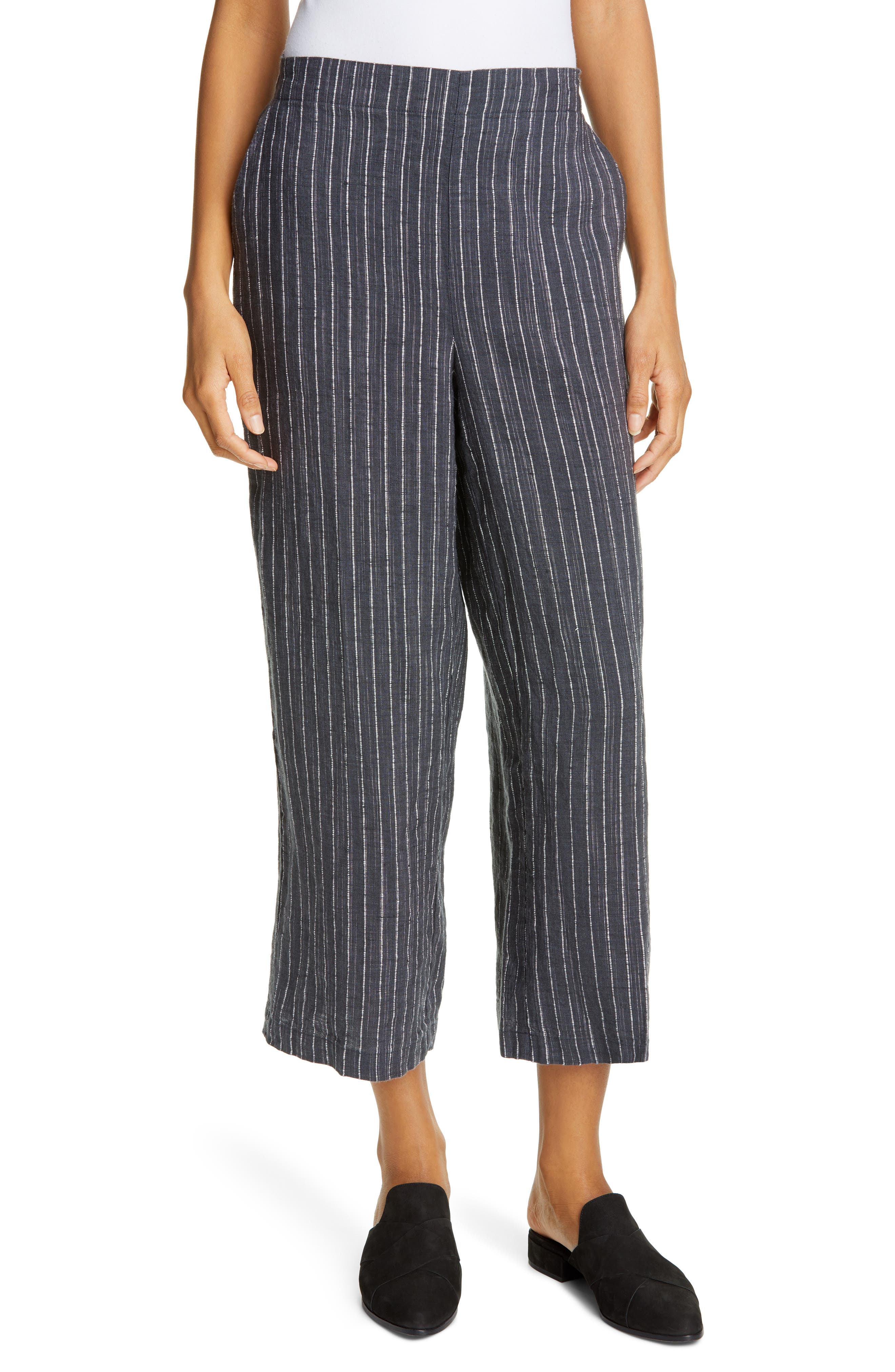 eileen fisher striped pants