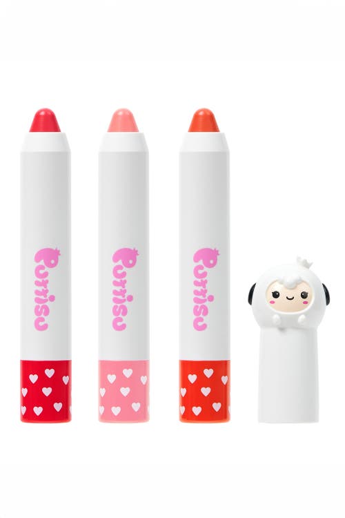 Shop Puttisu Butter Lip Crayon In Strawberry Cream