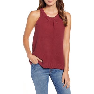 Caslon Sweater Tank, Red