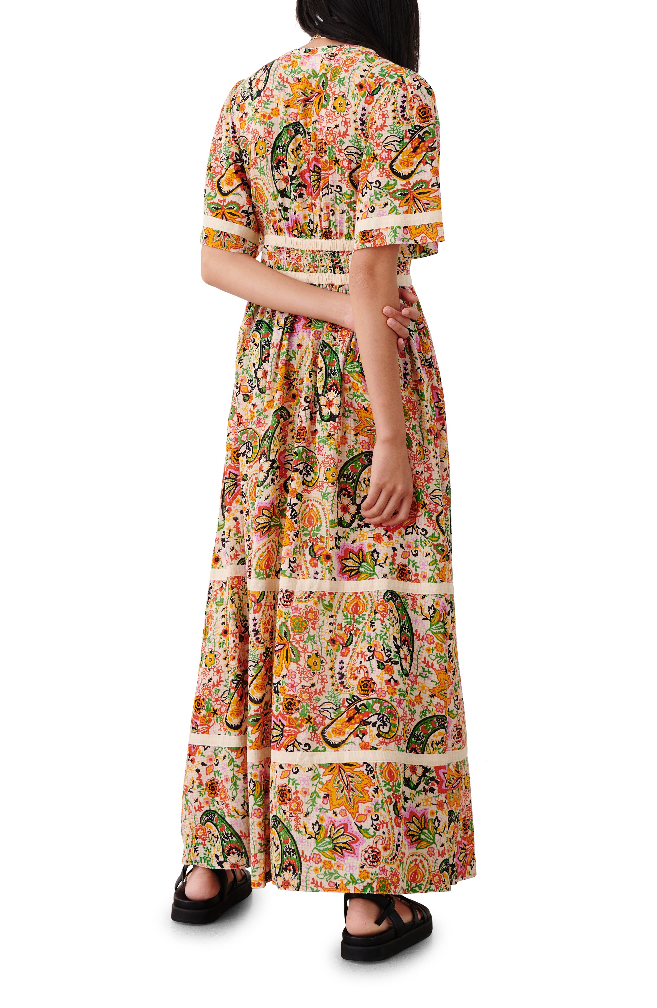 topshop paisley maxi dress