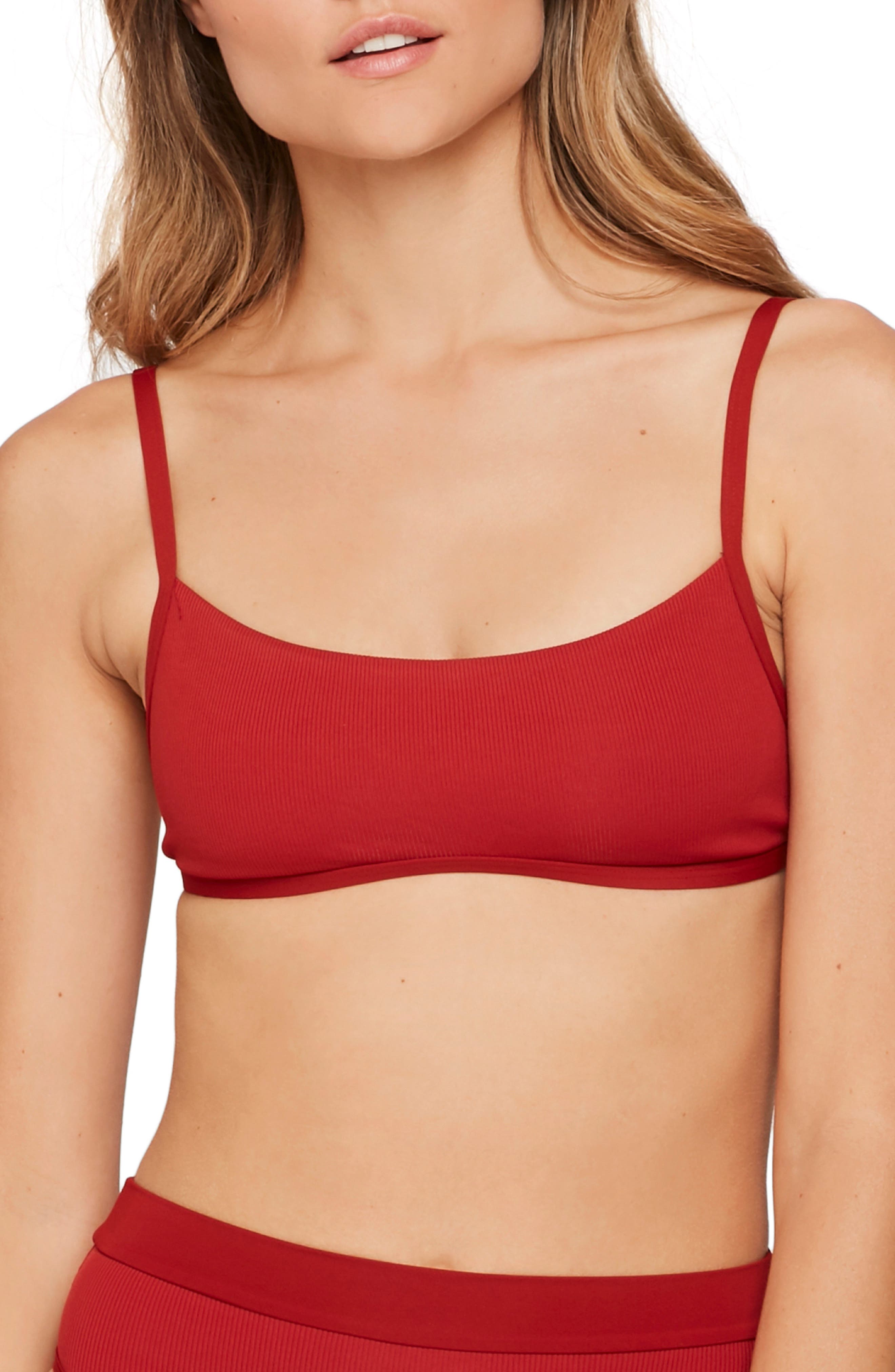 L Space Gemma Ribbed Bikini Top