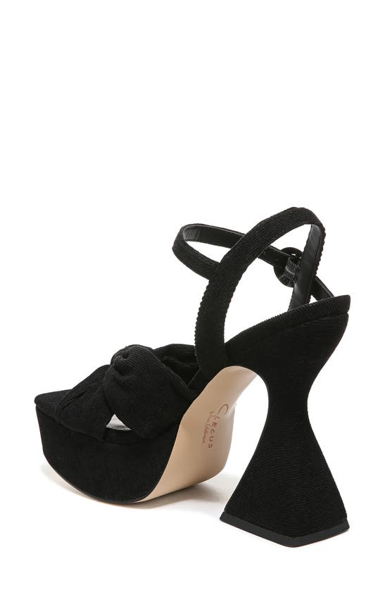 Circus Ny Audrea Platform Sandal In Black Corduroy