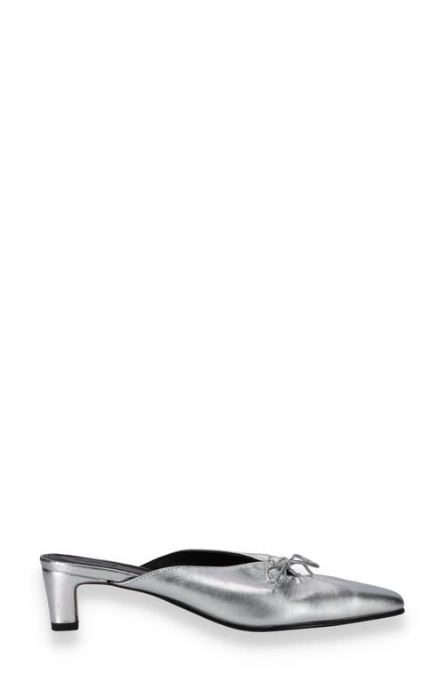 Shop Alohas Amar Mule In Silver