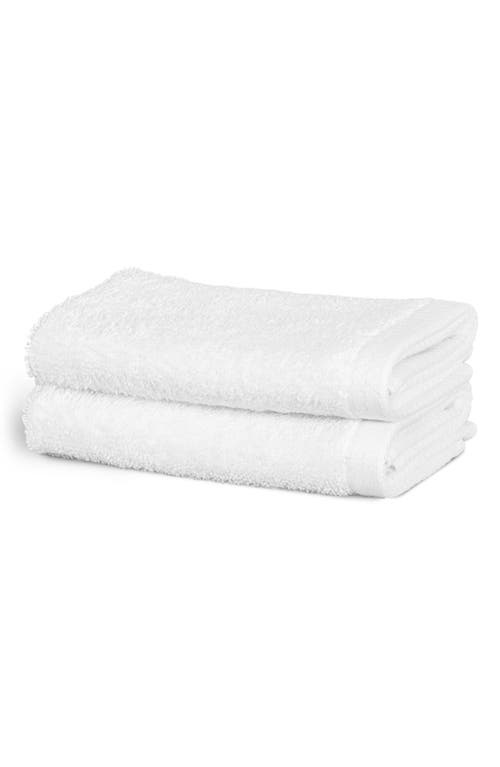 H BY FRETTE Simple Border Bath Essentials in White at Nordstrom, Size Bath Mat
