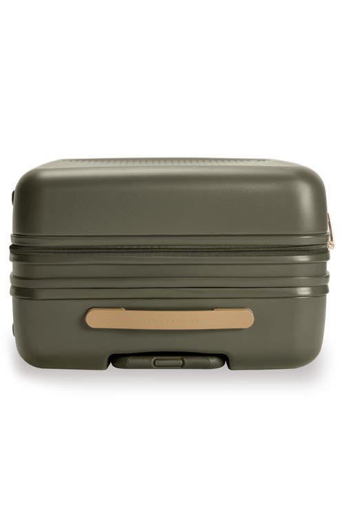 Shop Briggs & Riley Medium Sympatico Expandable 27-inch Spinner Packing Case In Olive