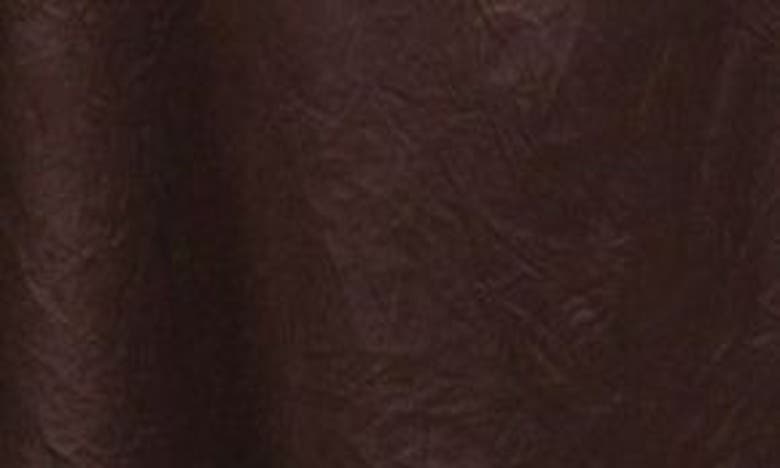 Shop & Other Stories Tania Cap Sleeve Satin Midi Dress In Brown Dark