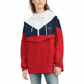 Tommy hilfiger navy sales windbreaker