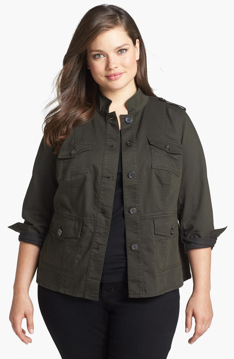 Two by Vince Camuto Utility Jacket (Plus Size) | Nordstrom