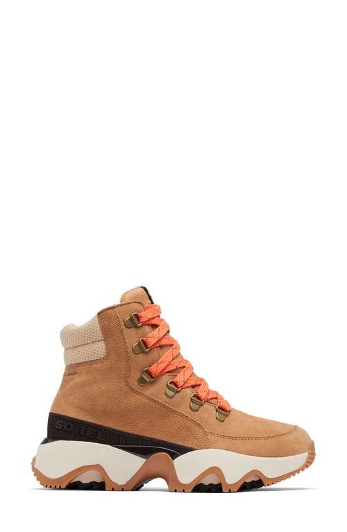 Shop Sorel Kinetic Impact Conquest Waterproof Sneaker Bootie In Tawny Buff/ceramic