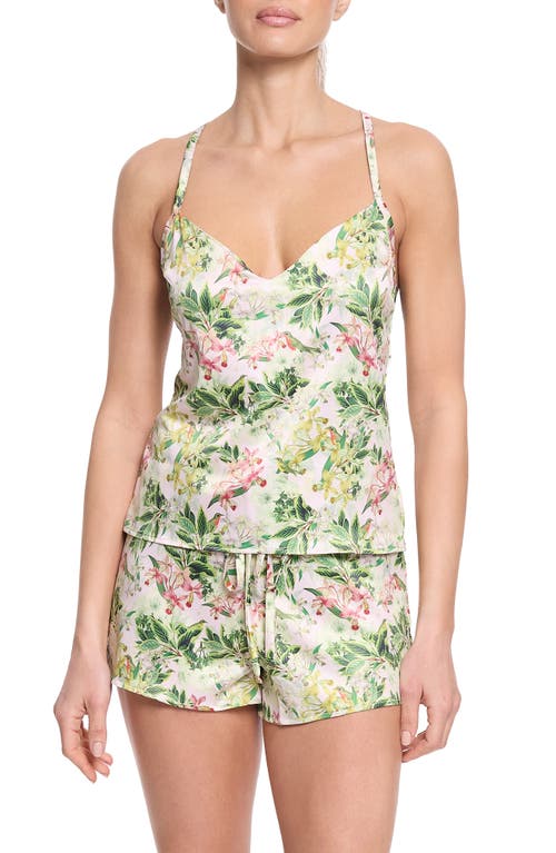 Shop Hanky Panky Satin Camisole In French Garden