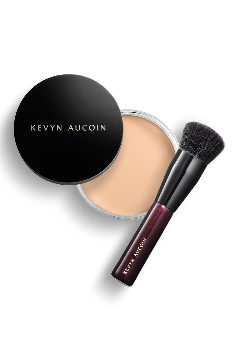 KEVYN AUCOIN BEAUTY Foundation Balm & Brush, Alternate, color, LIGHT 01