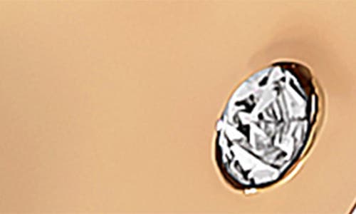 Ettika Polished Pebble Huggie Hoop Earrings In Gold/silver