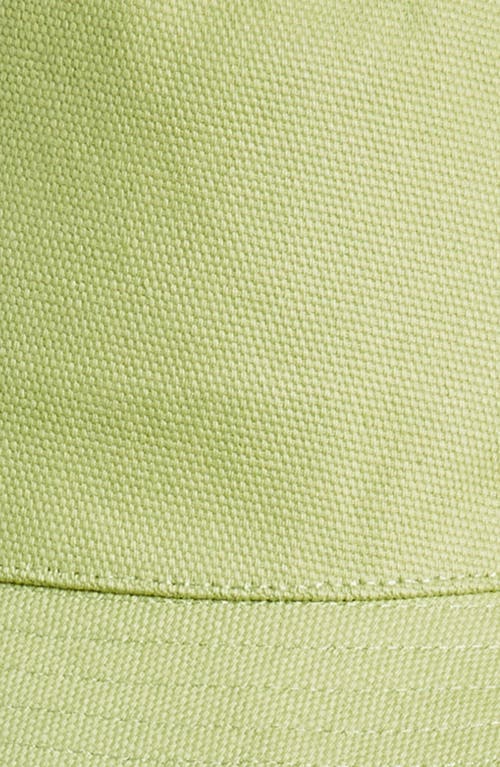 Shop Lack Of Color Holiday Cotton Canvas Bucket Hat In Pistachio