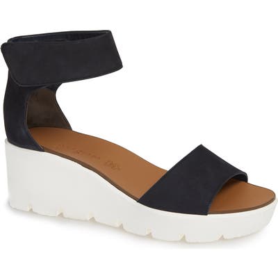 Paul Green Victoria Wedge Platform Sandal, US / 7.5UK - Blue