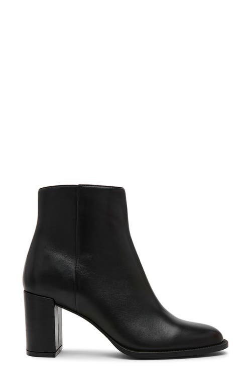 Shop Steve Madden Jozie Bootie In Black Leather