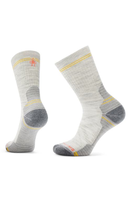 Shop Smartwool Light Cushion Merino Wool Blend Hiking Crew Socks In Ash