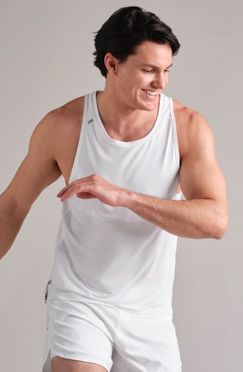 Shop Rhone Extra Mile Performance Tank In Bright White