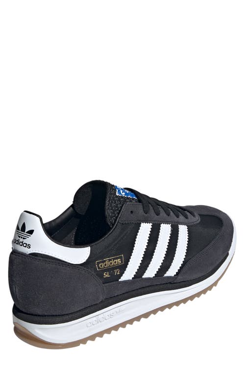 Shop Adidas Originals Adidas Gender Inclusive Sl 72 Rs Sneaker In Black/white/blue