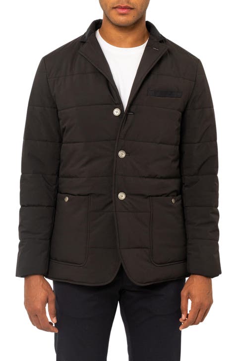 Quilted Button Front Jacket