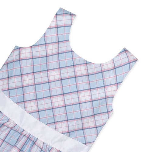 Shop Hope & Henry Girls' Organic Cross Back Party Dress, Kids In English Blue Plaid