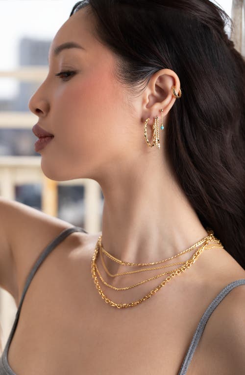 Bony Levy 14k Gold Twisted Hoop Earrings In 14k Yellow Gold