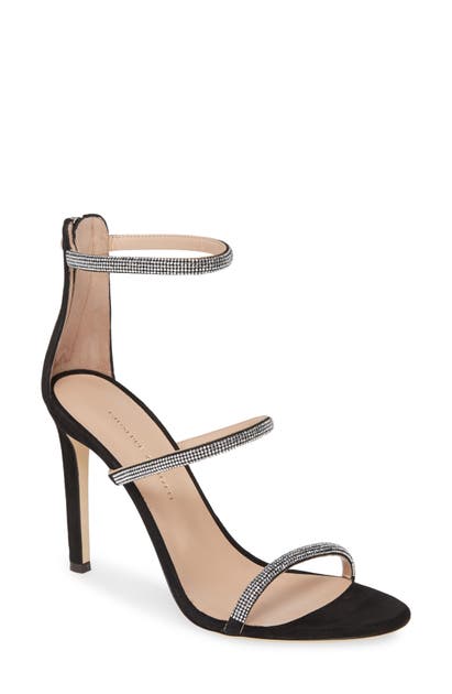 GIUSEPPE ZANOTTI CRYSTAL EMBELLISHED SANDAL,E000002