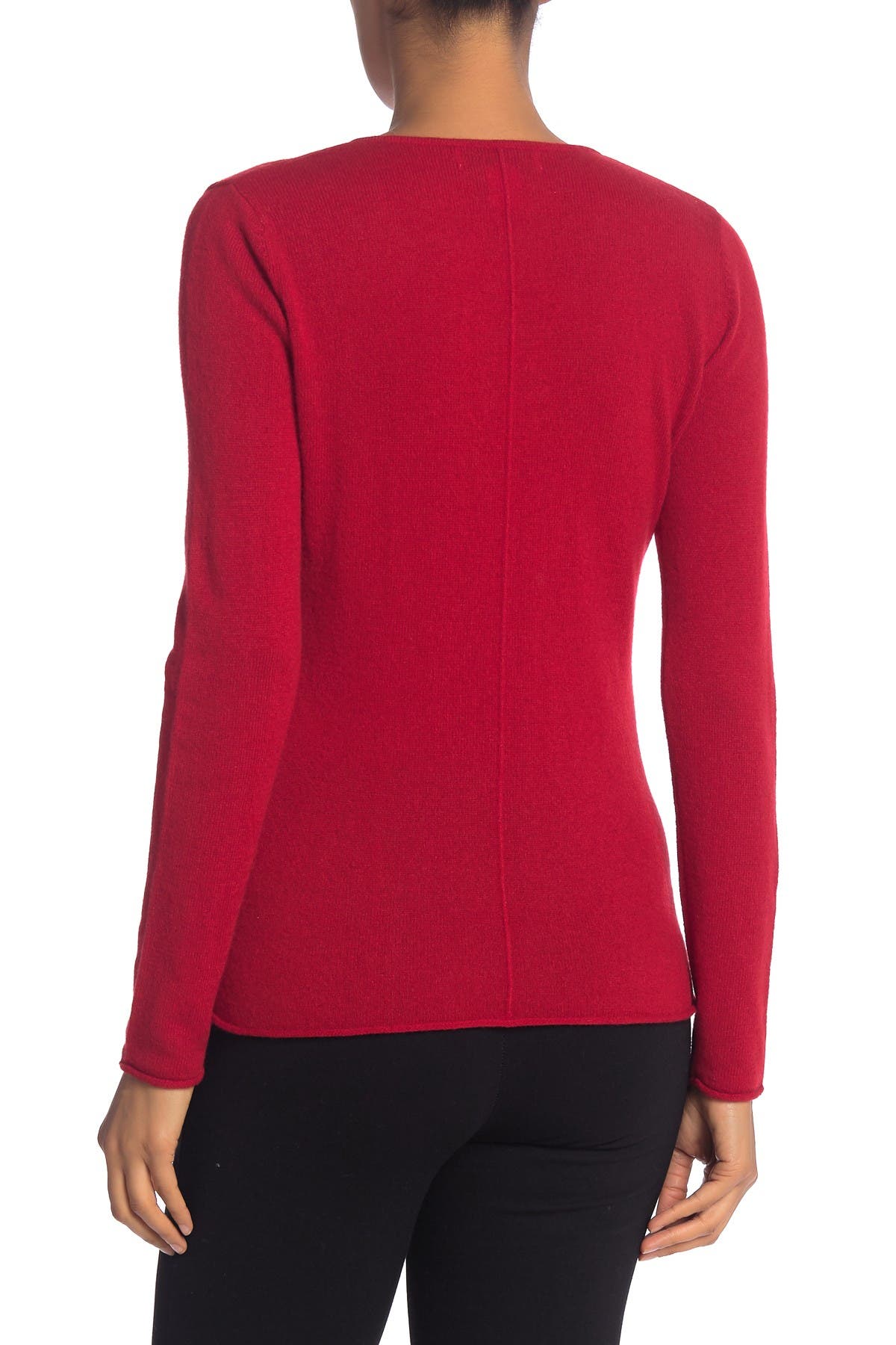 M Magaschoni | Solid V-Neck Cashmere Pullover Sweater | Nordstrom Rack