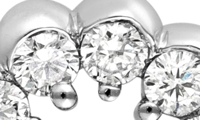 Bony Levy Liora Diamond Open Circle Stud Earrings In 18k White Gold