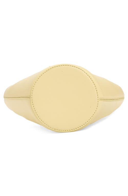 Jacquemus Le Petit Bambola Leather Bucket Bag In Light Yellow 210