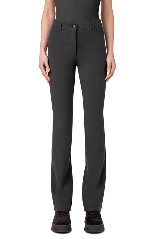 Akris Maris Five-Pocket Bootcut Pants in 259 Moss at Nordstrom, Size 6