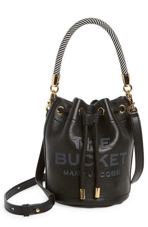 Marin Leather Bucket Bag | Black