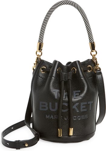 M.J Women's Bag - Snapshot Crossbody Double Zip Camera Bag in Black Gilded  Pebble Leather with Logo and Two Straps