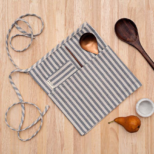 Shop Meema Waist Apron In Striped