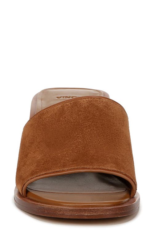 Vince Donna Slide Sandal In Sequoiabrown