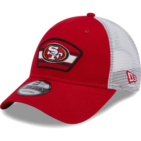 Men's Fanatics Branded Black/White San Francisco 49ers Fundamental Trucker Snapback Hat