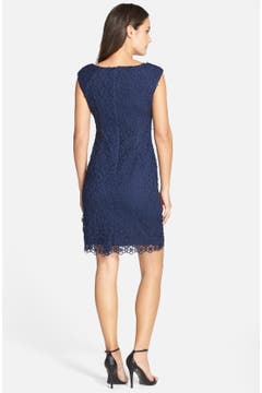 Adrianna Papell Floral Lace Sheath Dress | Nordstrom