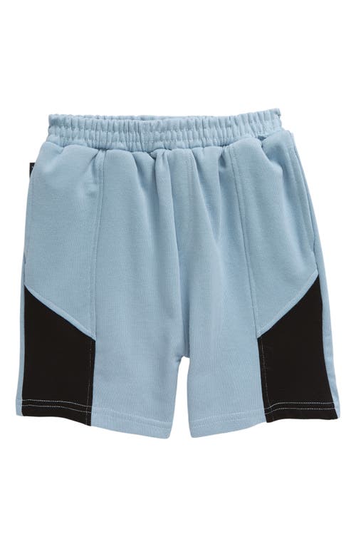 TINY TRIBE Kids' Colorblock Shorts Stone Blue at Nordstrom,