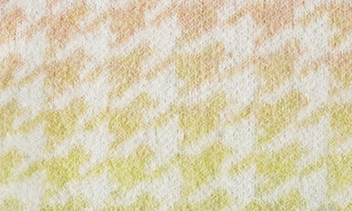 Andy & Evan Girl's 2-piece Houndstooth Sweater & Leggings Set In Ombre Rainbow