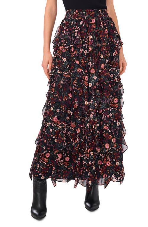 1.state Corkscrew Skirt In Rich Black