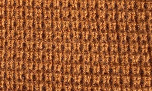 Pleasures Old E Waffle Beanie In Rust