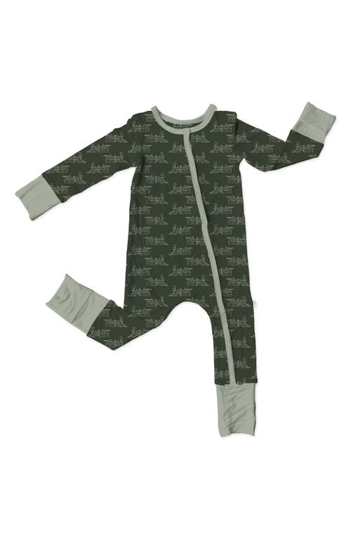 Laree + Co Thomas Convertible Footie Pajamas in Green