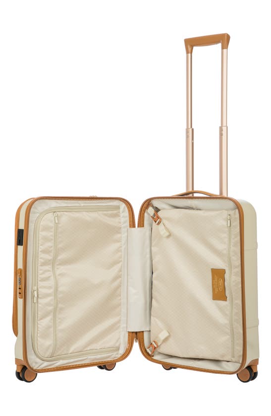 Shop Bric's Bellagio 2.0 Pocket 21-inch Wheeled Carry-on In Cream