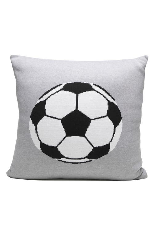 RIAN TRICOT Soccer Ball Accent Pillow in Grey at Nordstrom