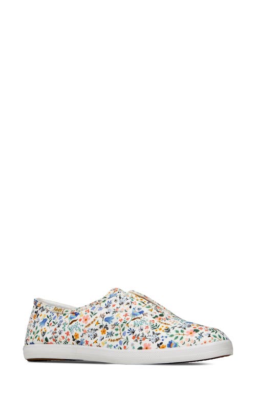 Keds ® Chillax Slip-on Sneaker In White/floral Canvas