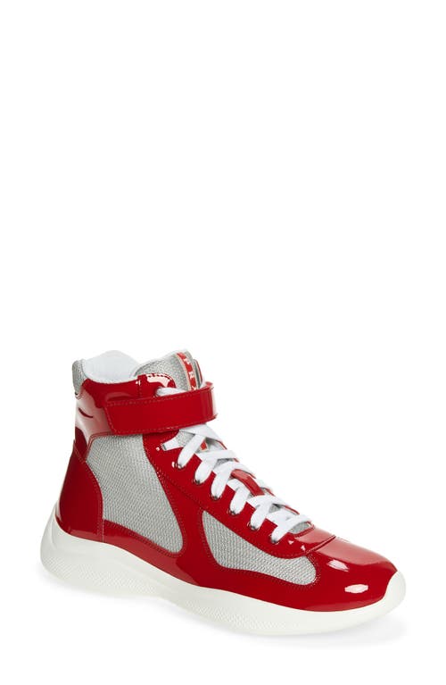 PRADA PRADA AMERICA'S CUP BIKE HIGH TOP SNEAKER 